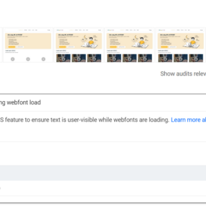 Sửa lỗi Ensure text remains visible during webfont load Elementor